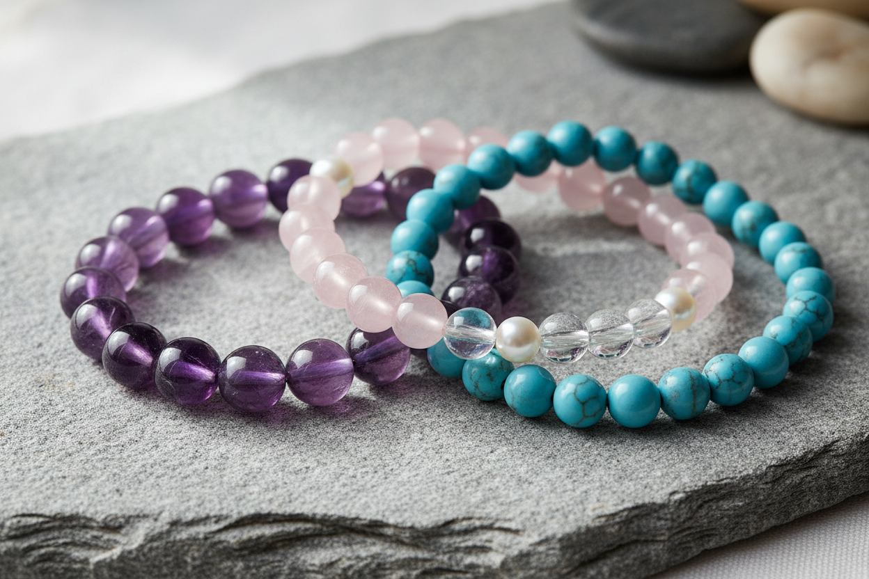Natural Crystal Bracelets