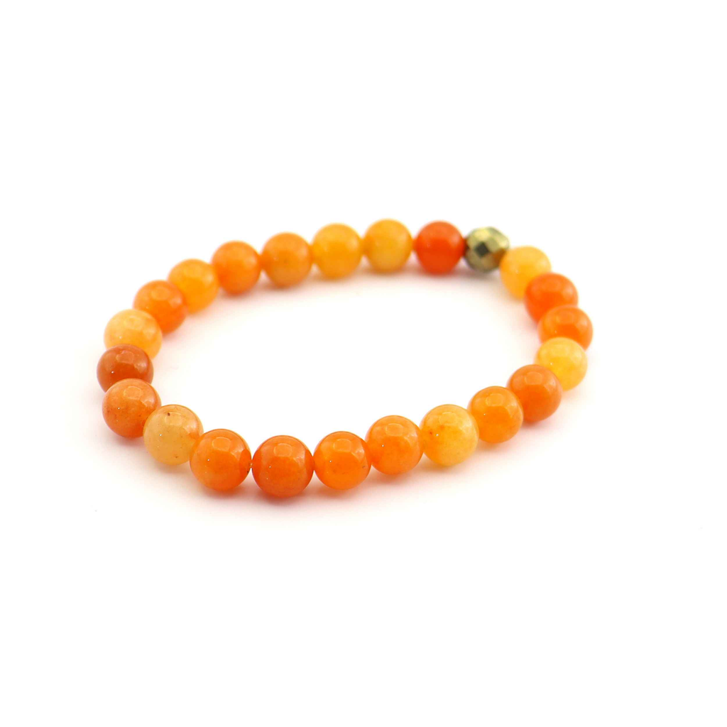 Orange Calcite Bracelet