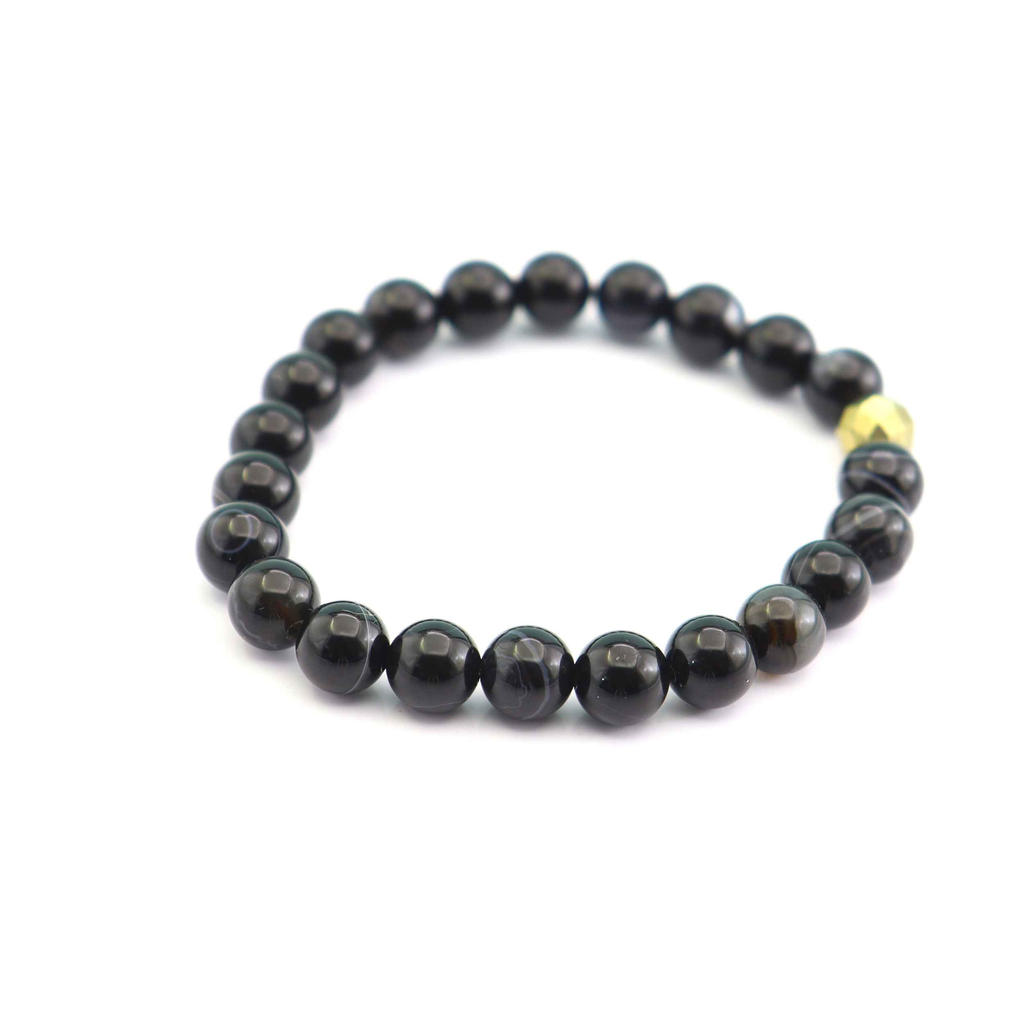 Black Agate Bracelet