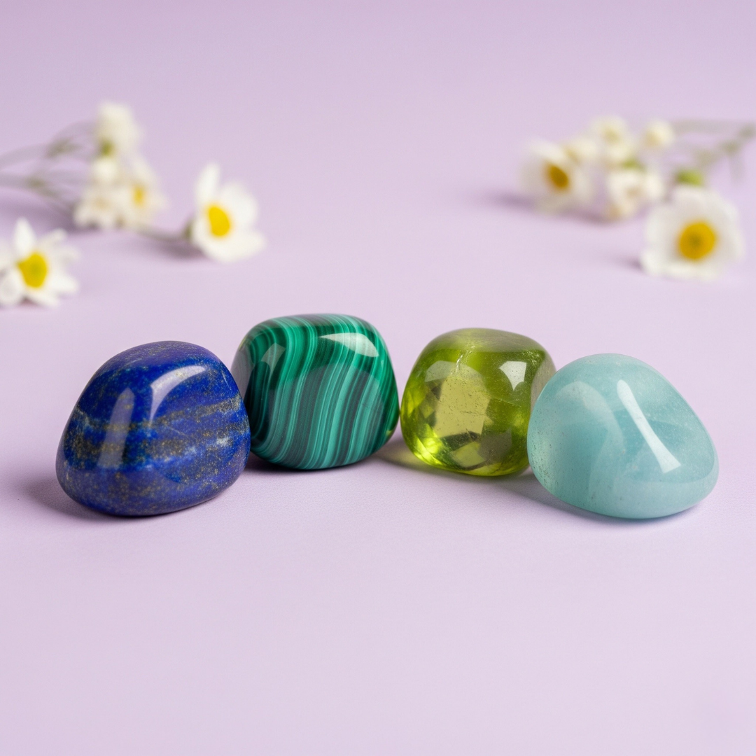 Zodiac Vibes: Taurus Crystal Tumble Set