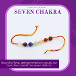 Seven Chakra Crystal Rakhi