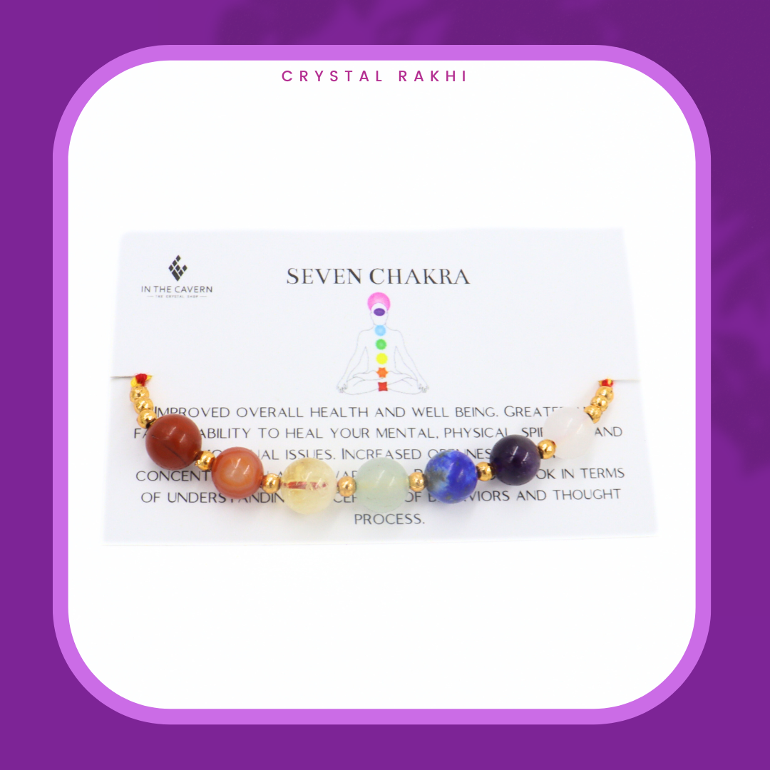 Seven Chakra Crystal Rakhi