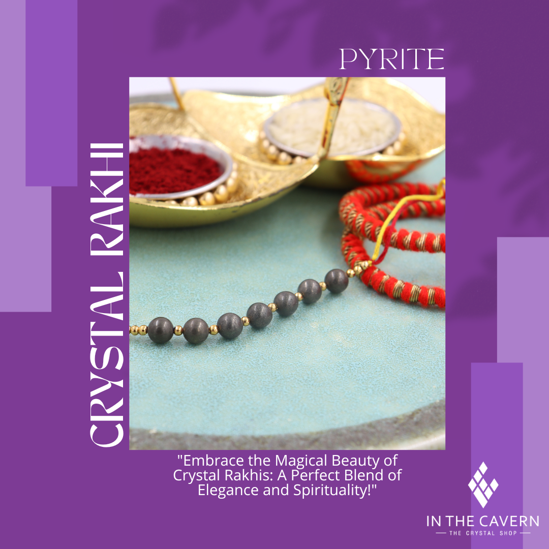 Pyrite Crystal Rakhi