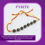 Pyrite Crystal Rakhi