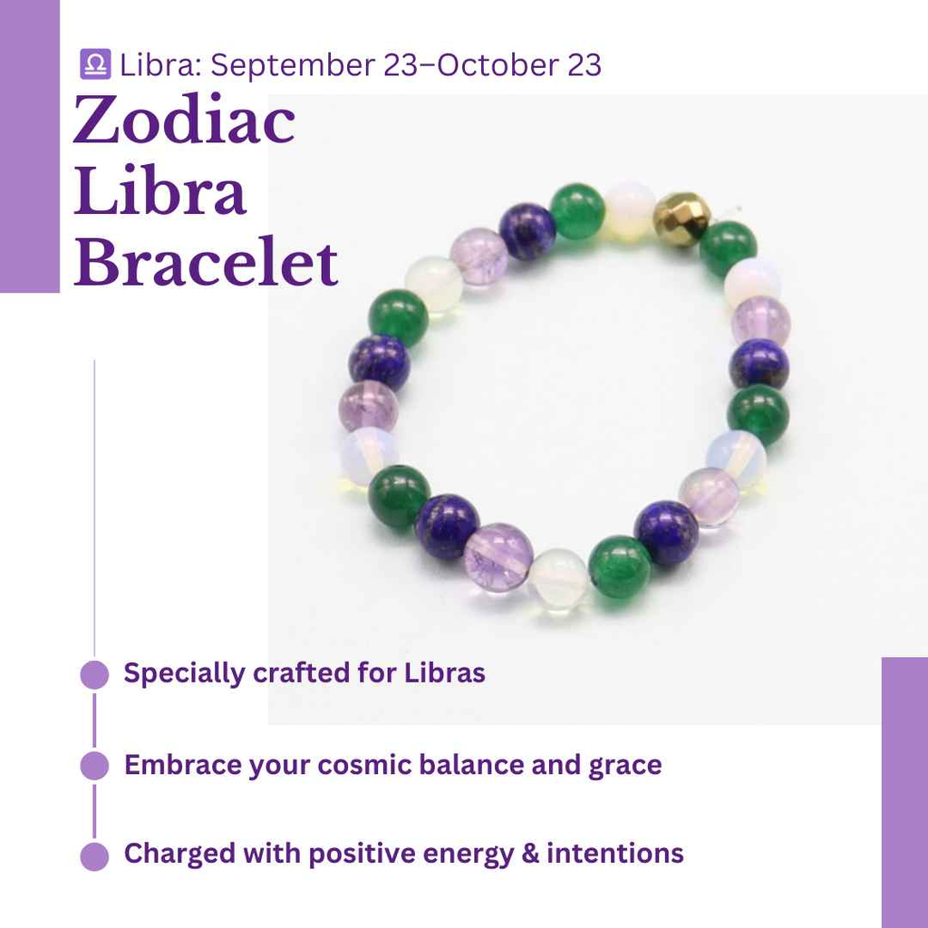Zodiac Elegance: Libra Bracelet