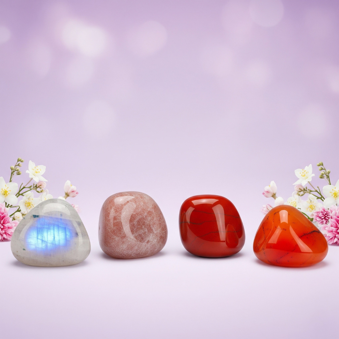 Zodiac Vibes: Cancer Crystal Tumble Set
