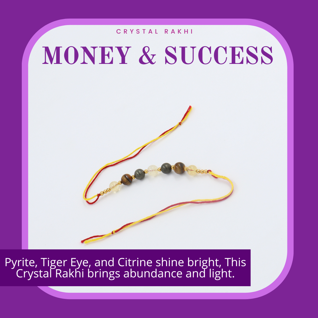 Money And Success Crystal Rakhi