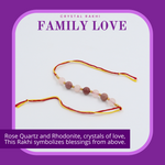 Family Love Crystal Rakhi