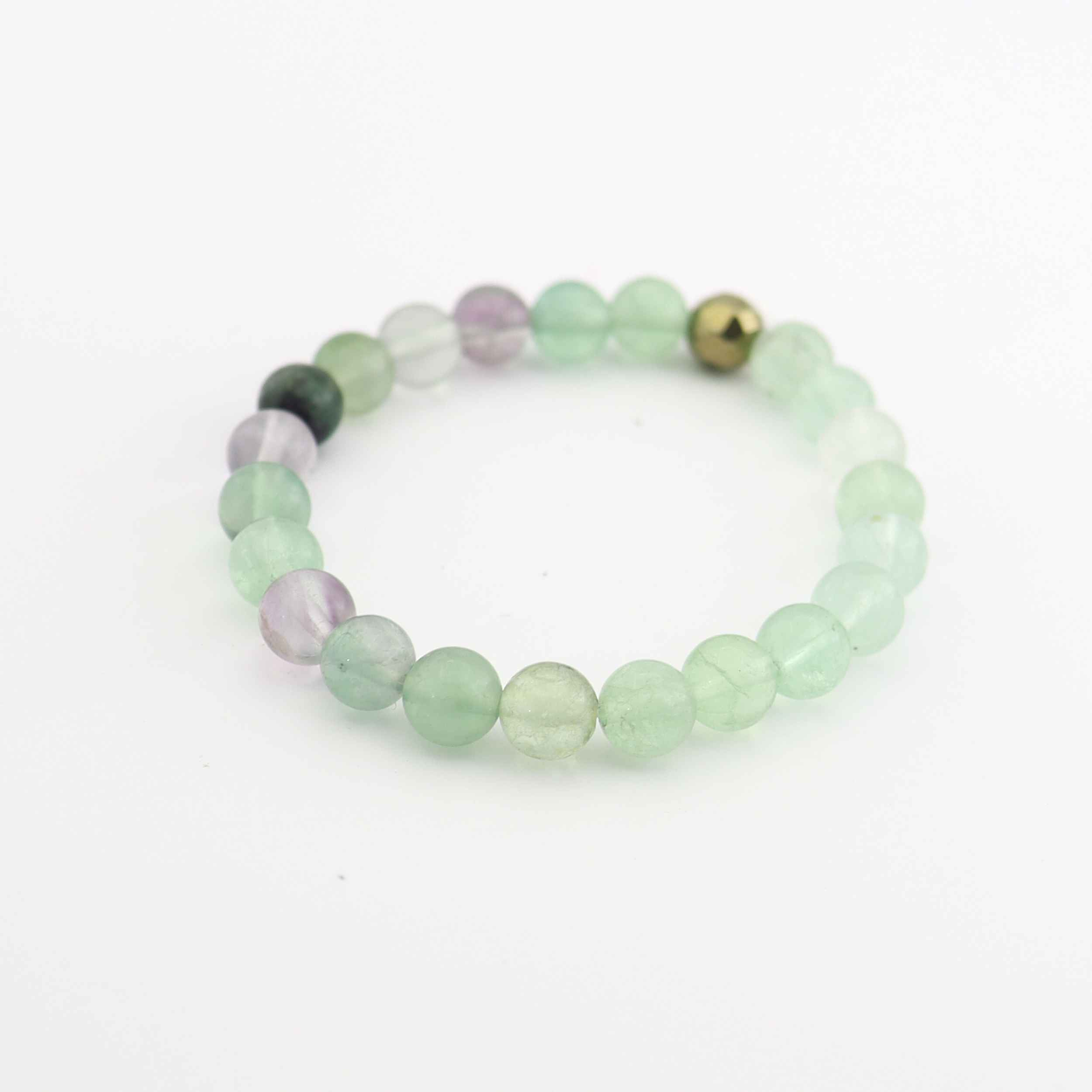 Rainbow Fluorite Bracelet - Balance & Focus