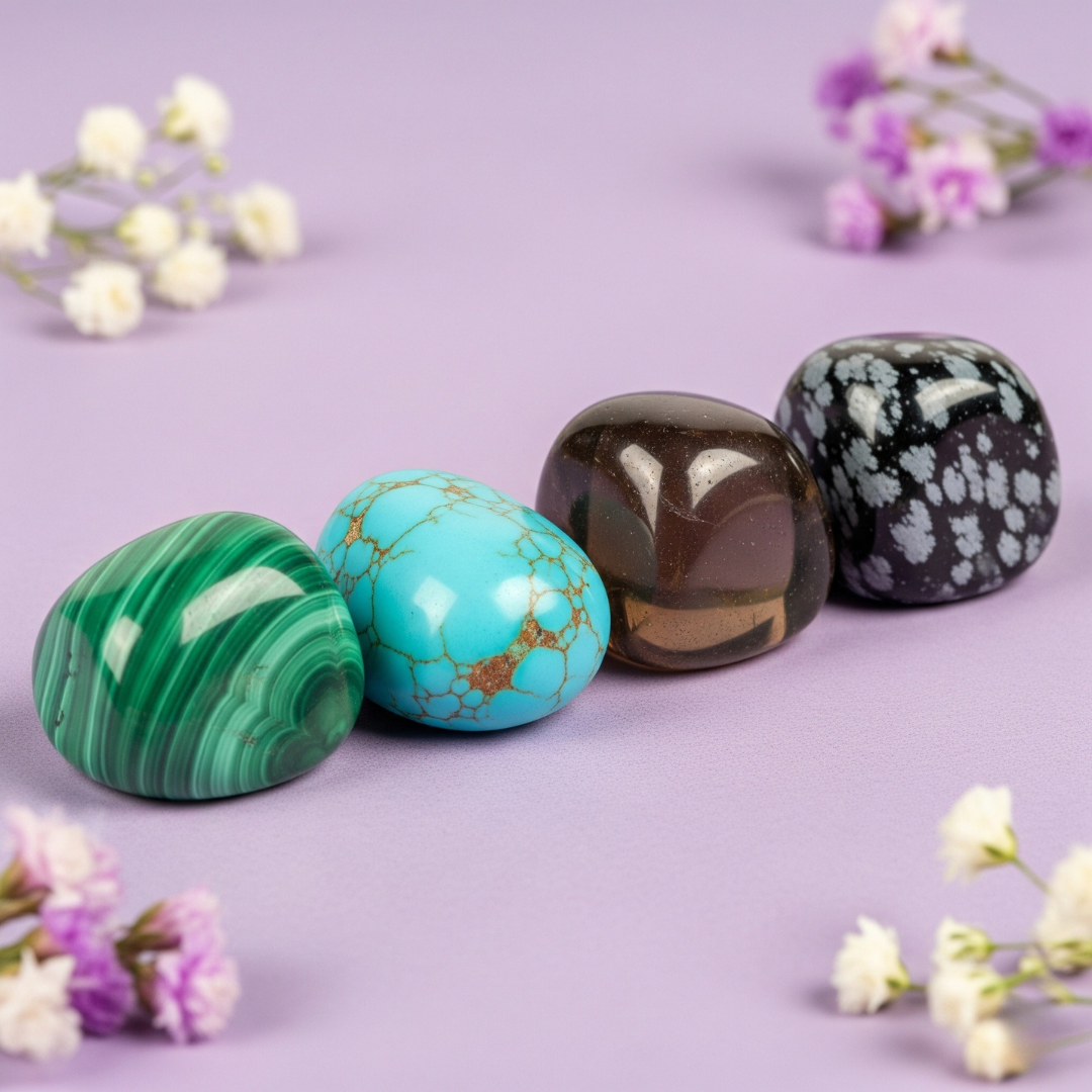 Zodiac Vibes: Scorpio Crystal Tumble Set - In The Cavern