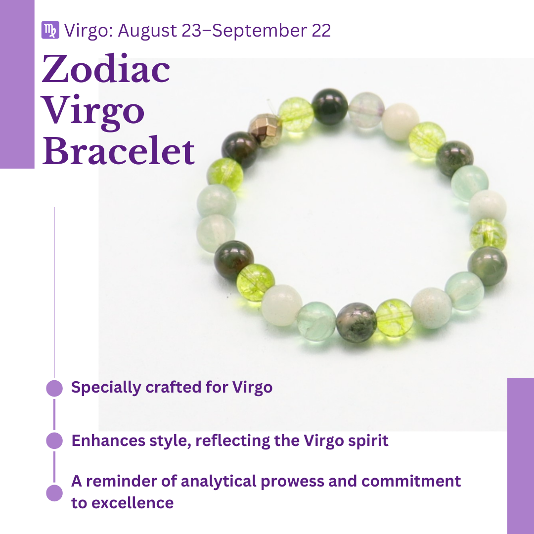 Zodiac Elegance: Virgo Bracelet