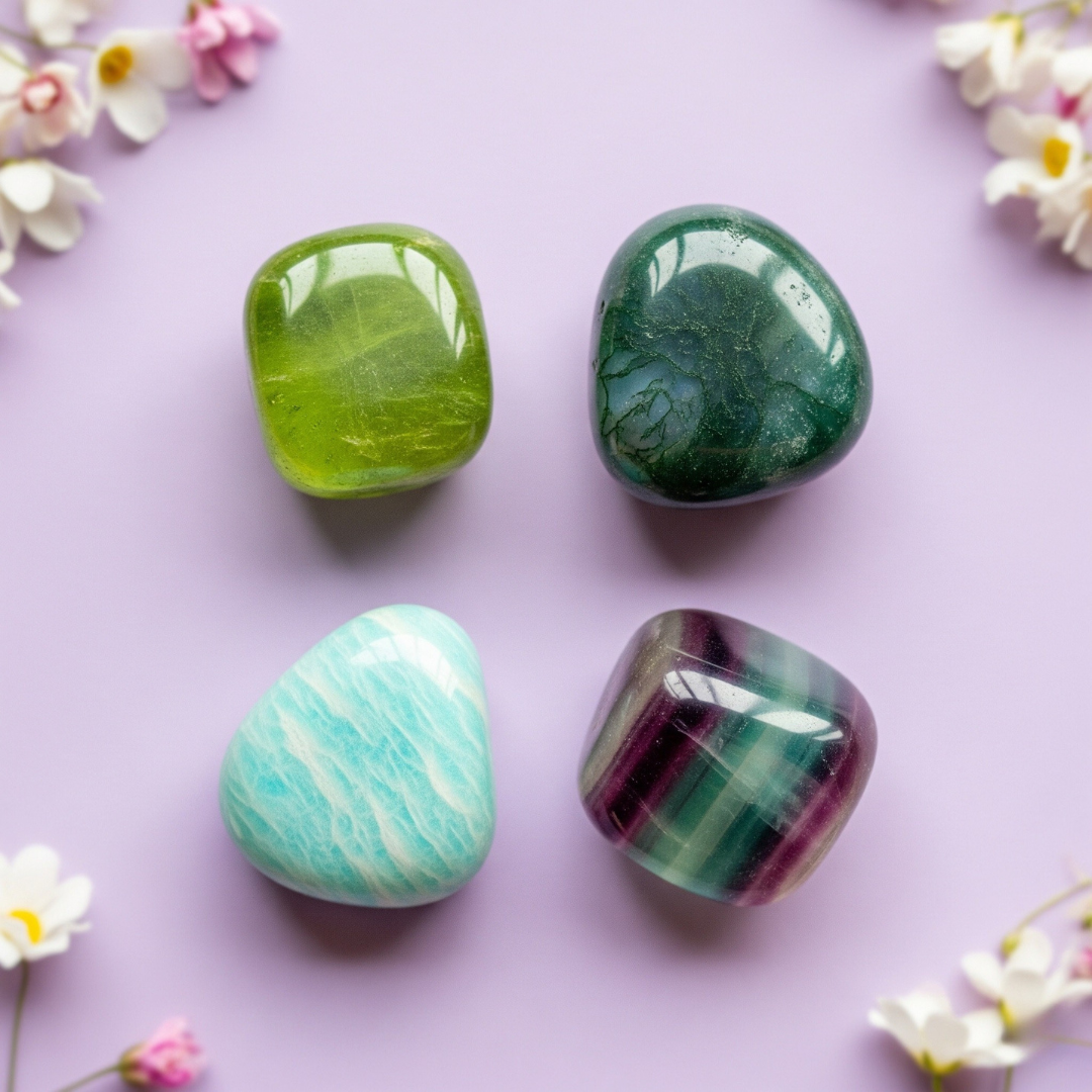 Zodiac Vibes: Virgo Crystal Tumble Set