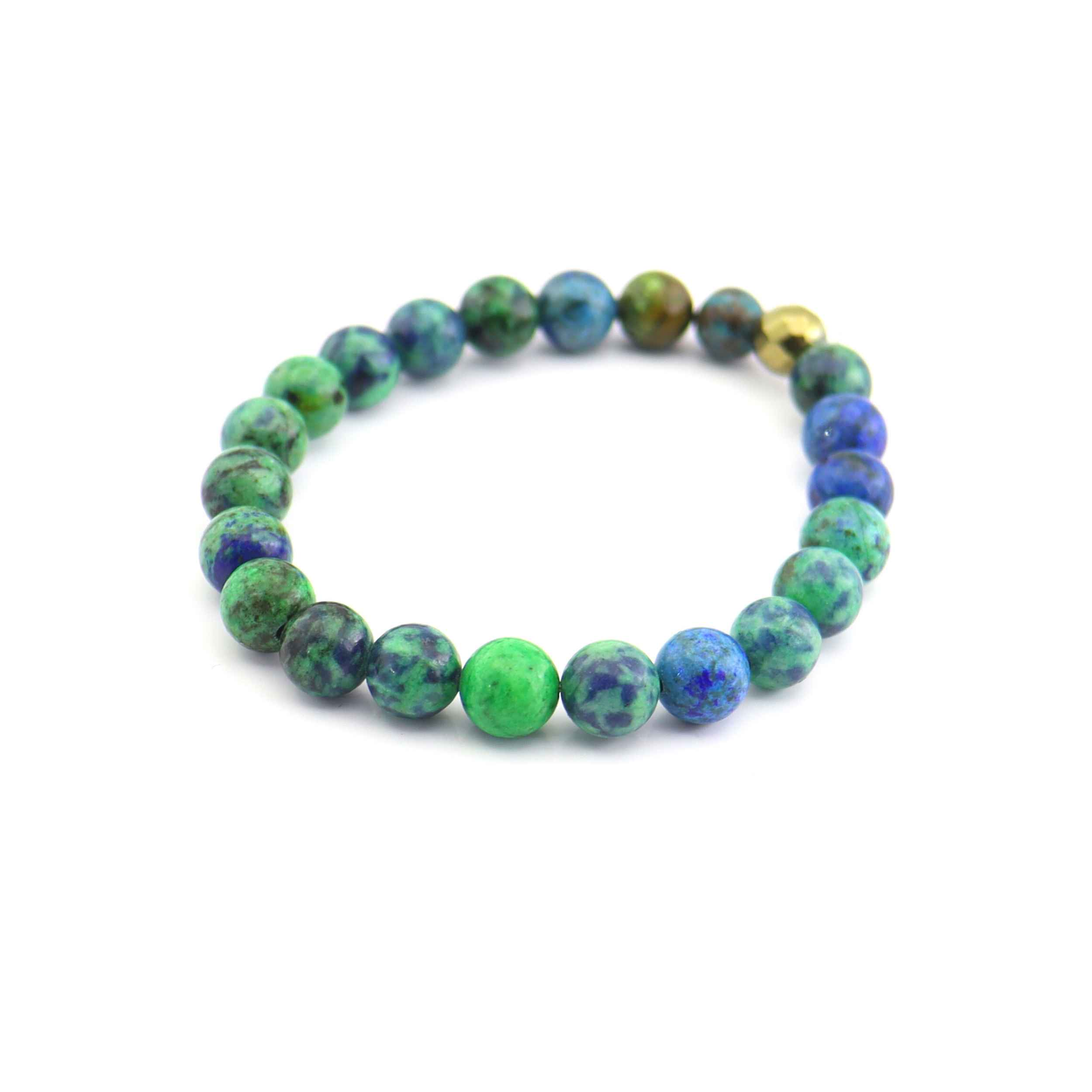 Blue Azurite Bracelet