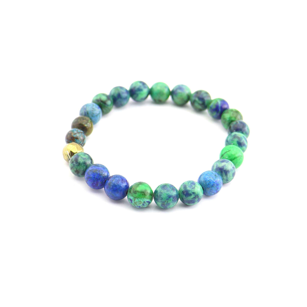 Blue Azurite Bracelet