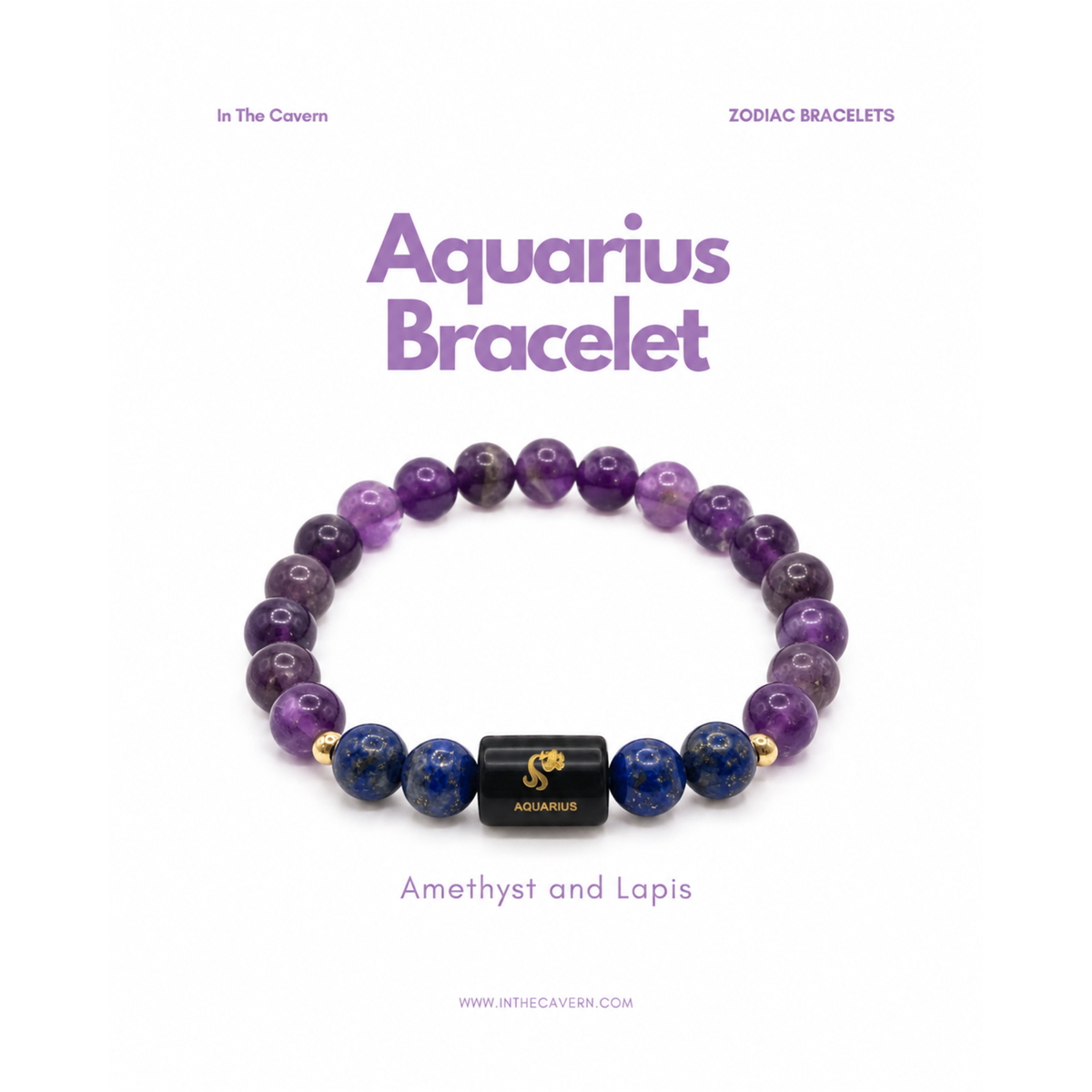 Aquarius (कुंभ राशि) Zodiac Bracelet