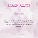 Black Agate Bracelet - In The Cavern