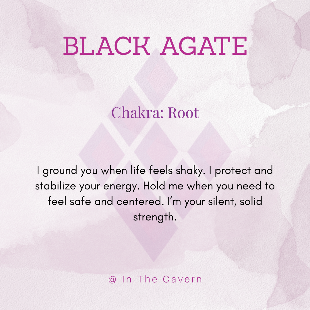 Black Agate Bracelet - In The Cavern