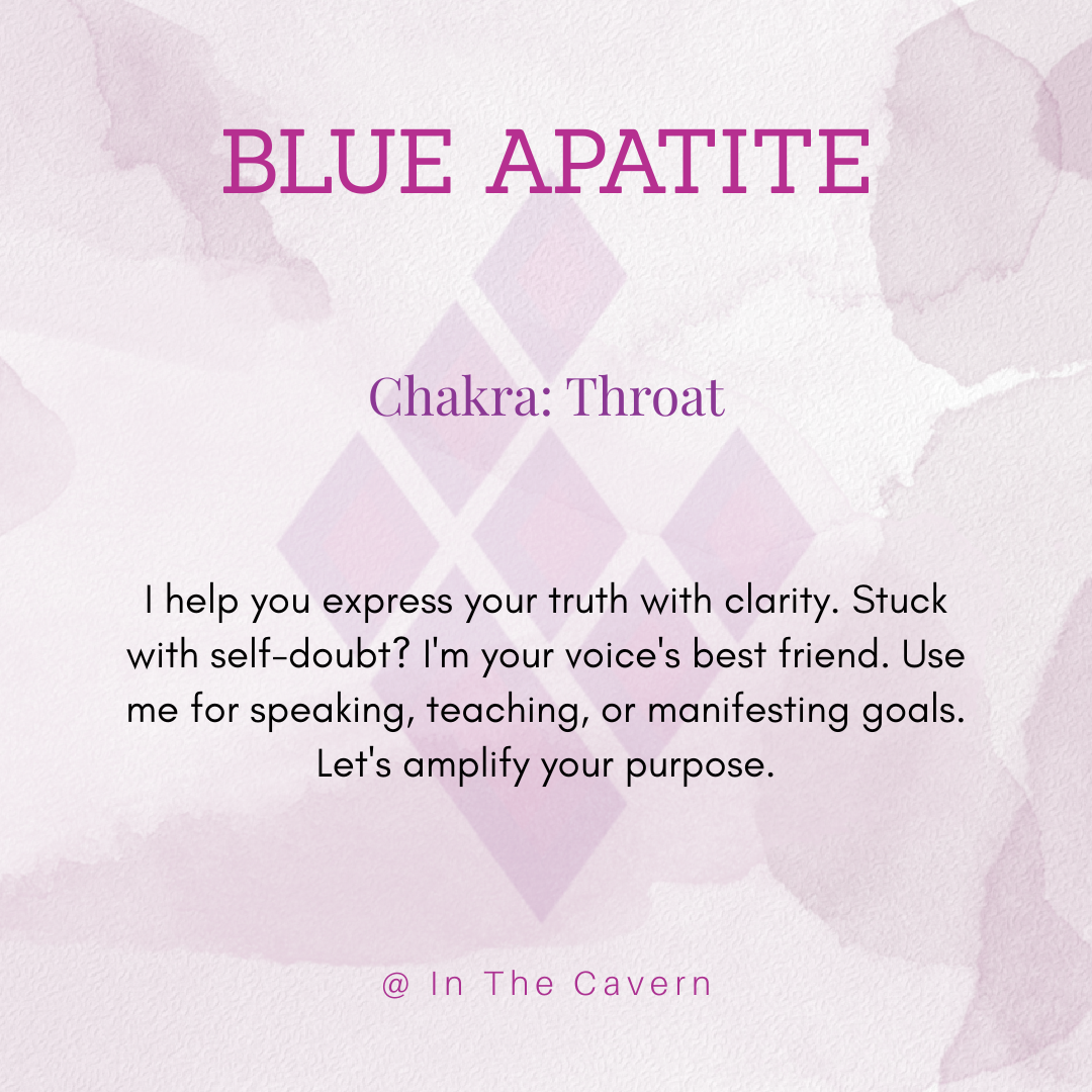 Blue Apatite Bracelet - In The Cavern