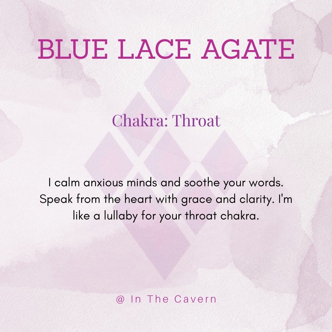 Blue Lace Agate Bracelet - In The Cavern