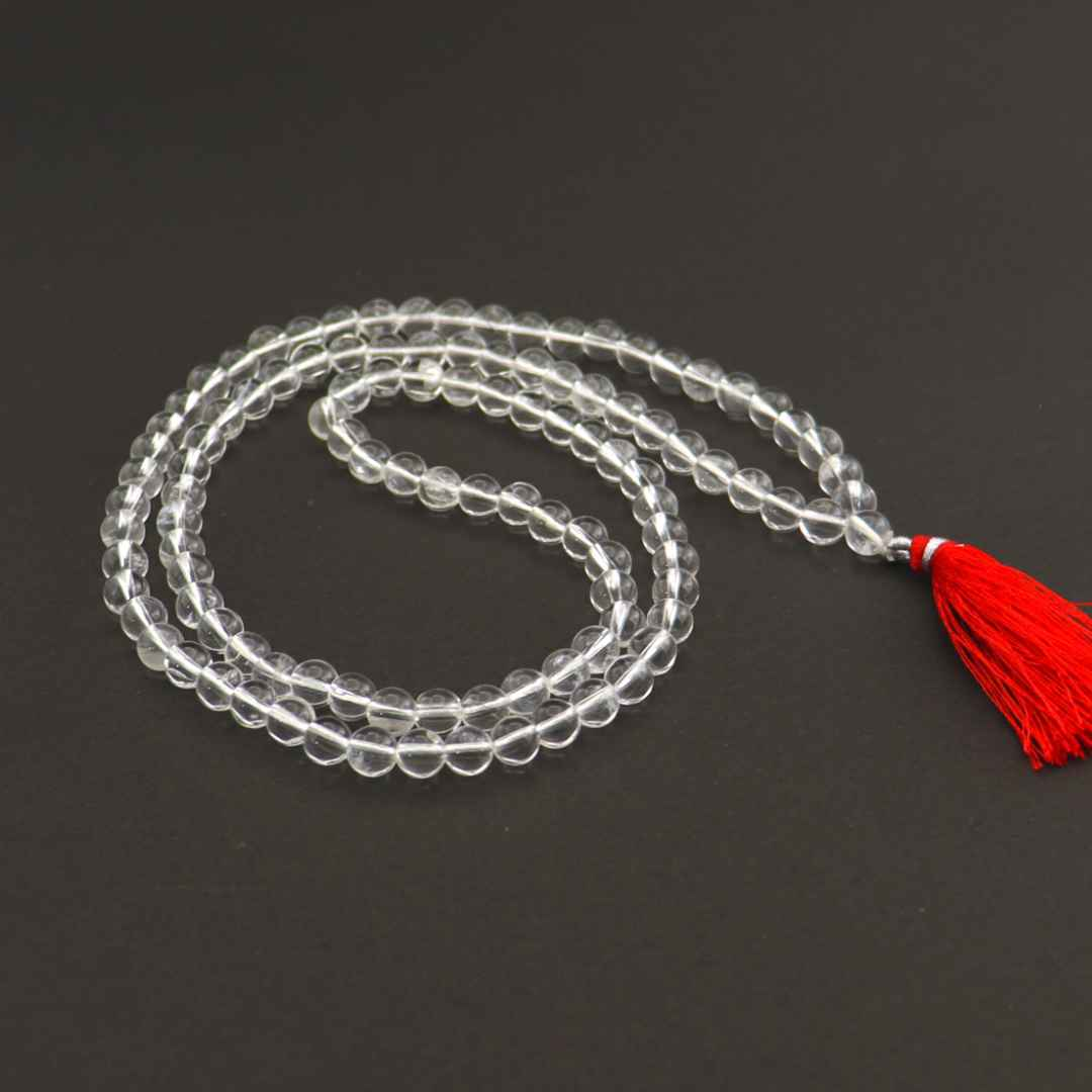 Clear Quartz Jaap Mala