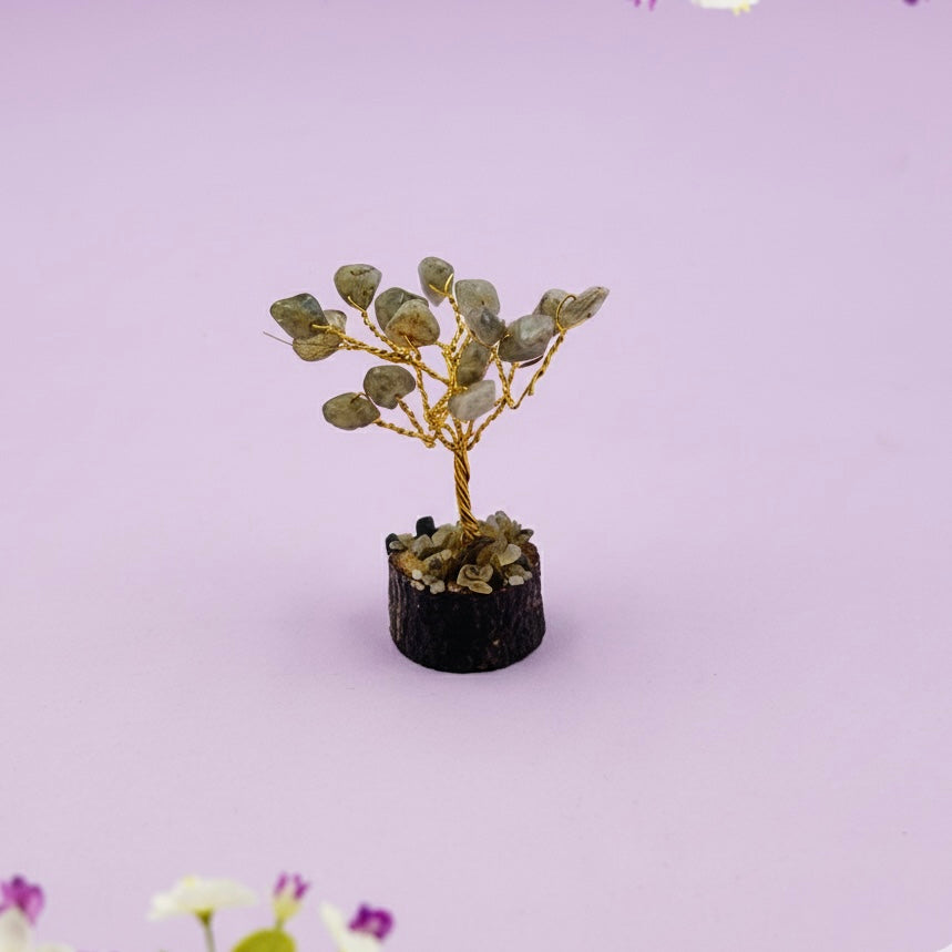 Mini Labradorite Crystal Tree - In The Cavern