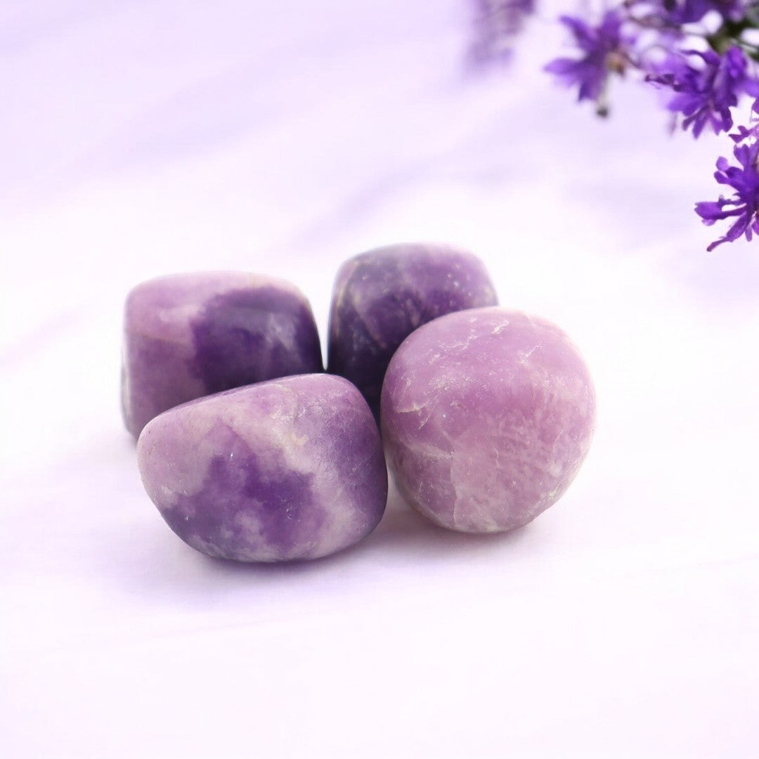 Lepidolite Tumbles