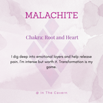 Malachite Tumbles - In The Cavern