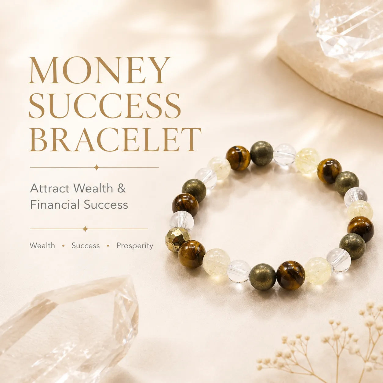 Money Success Bracelet for Wealth and Prosperity