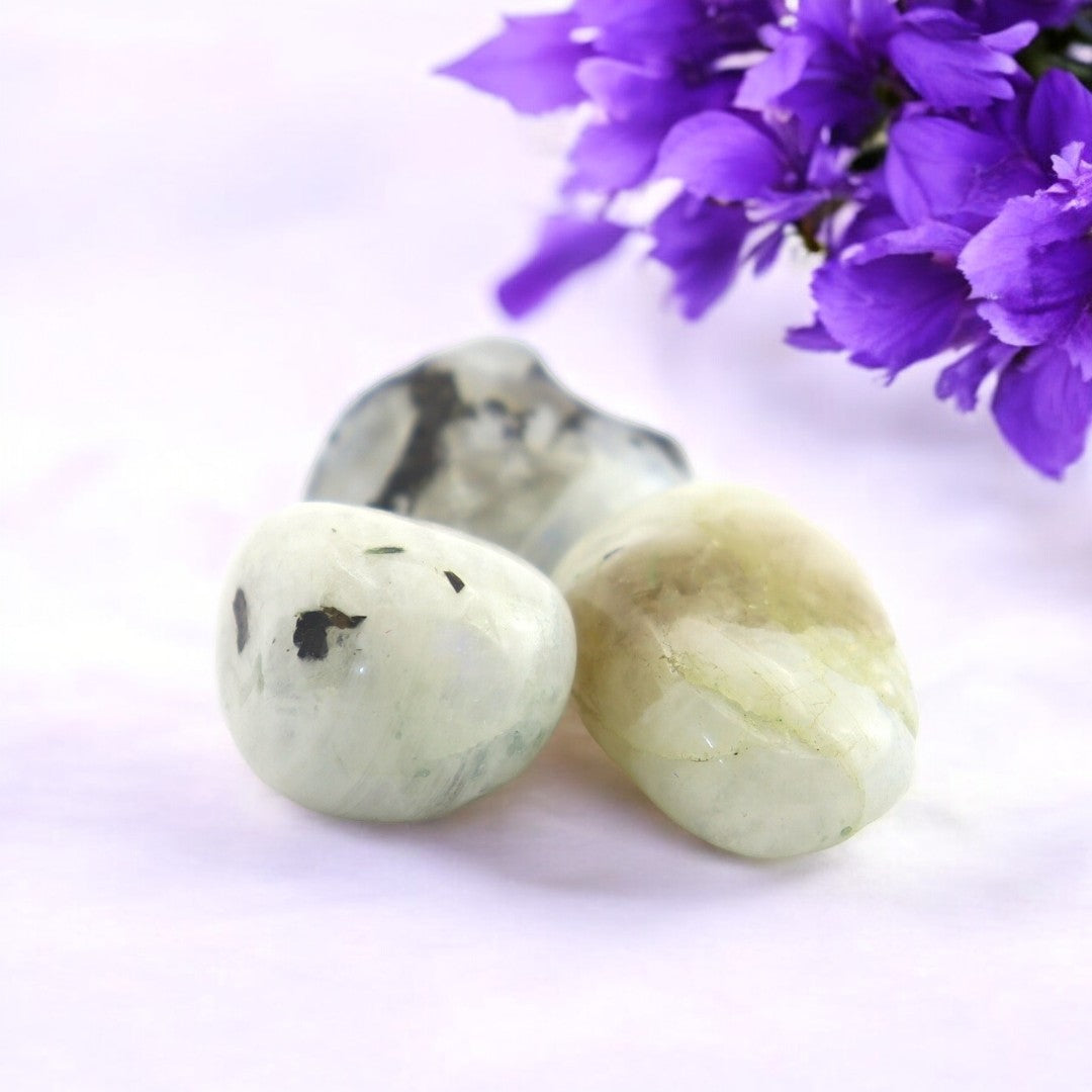 Rainbow Moonstone Tumbles