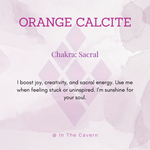 Orange Calcite Bracelet - In The Cavern