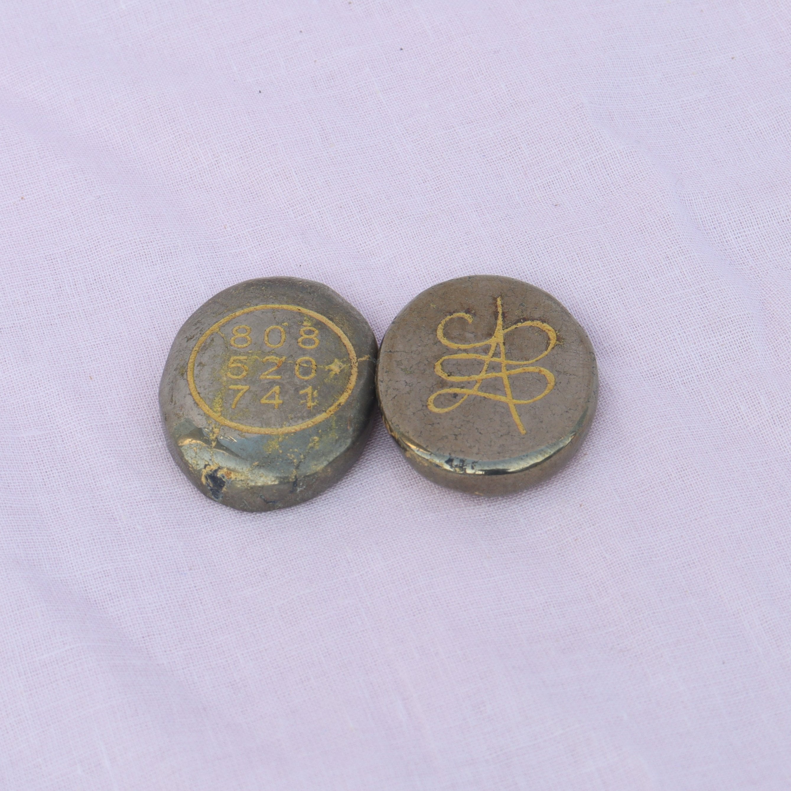Pyrite Zibu Coins