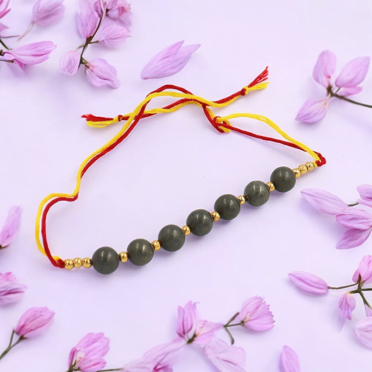Pyrite Crystal Rakhi