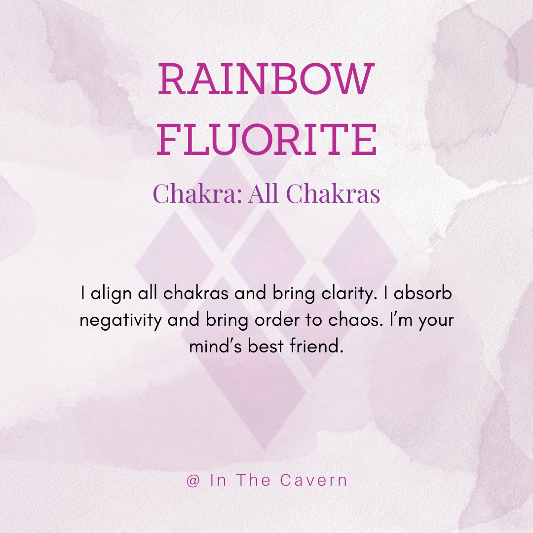 Rainbow Fluorite Bracelet - Balance & Focus - In The Cavern