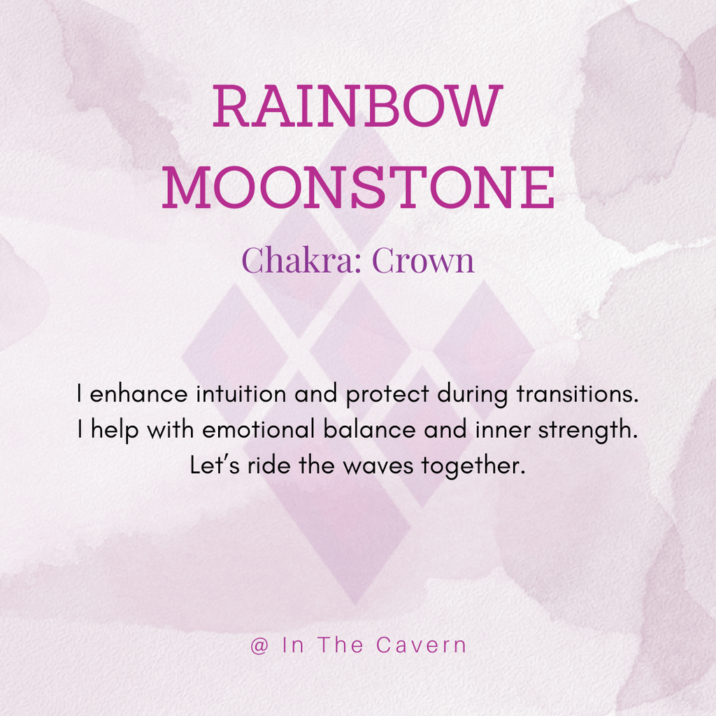 Rainbow Moonstone Tumbles