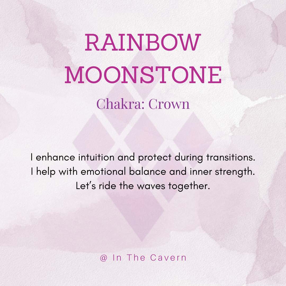 Rainbow Moonstone Bracelet - In The Cavern