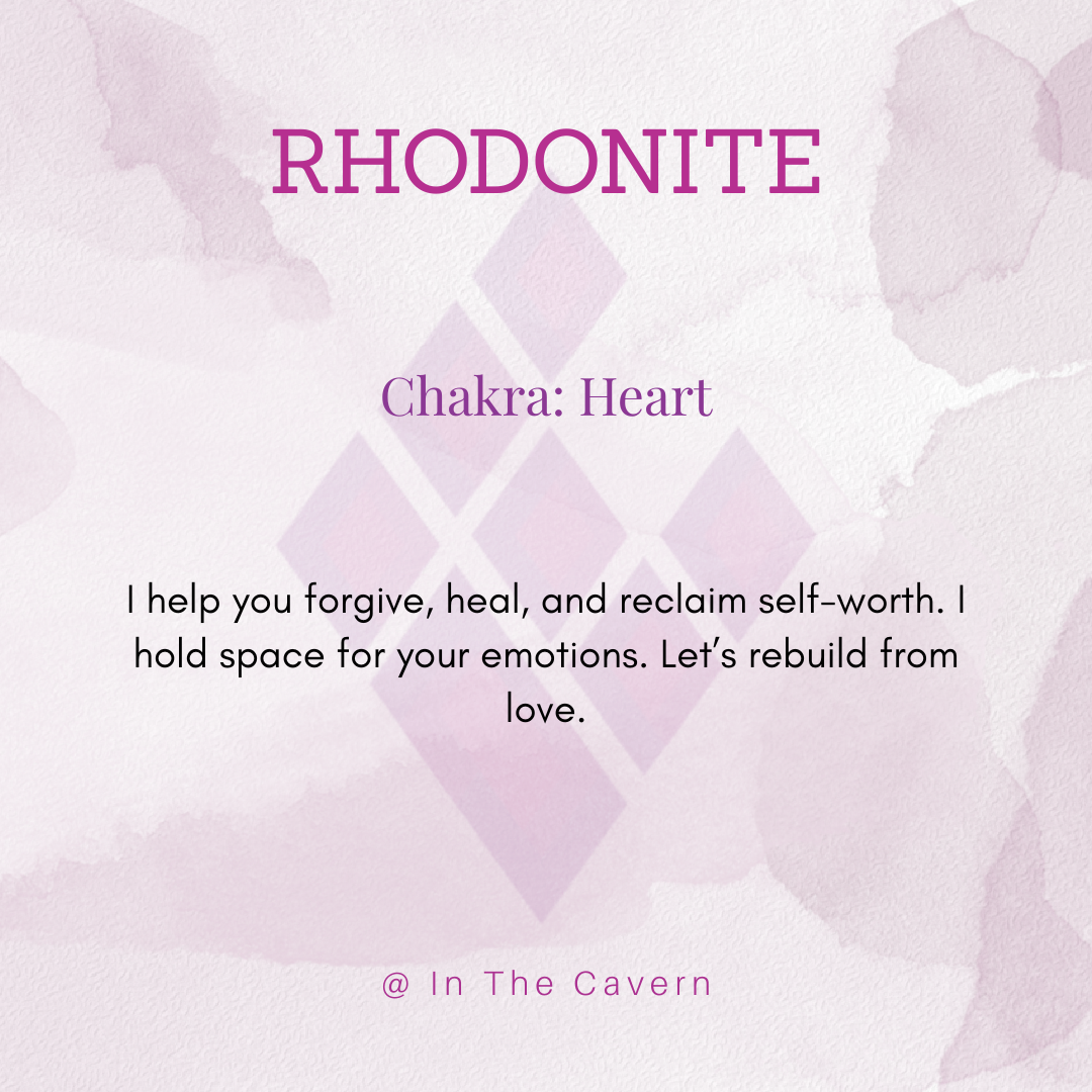 Rhodonite Bracelet - In The Cavern