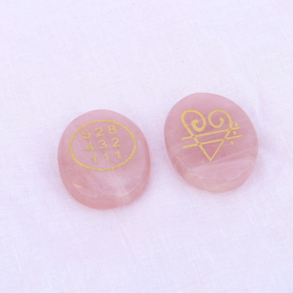 Rose Quartz Zibu Coins