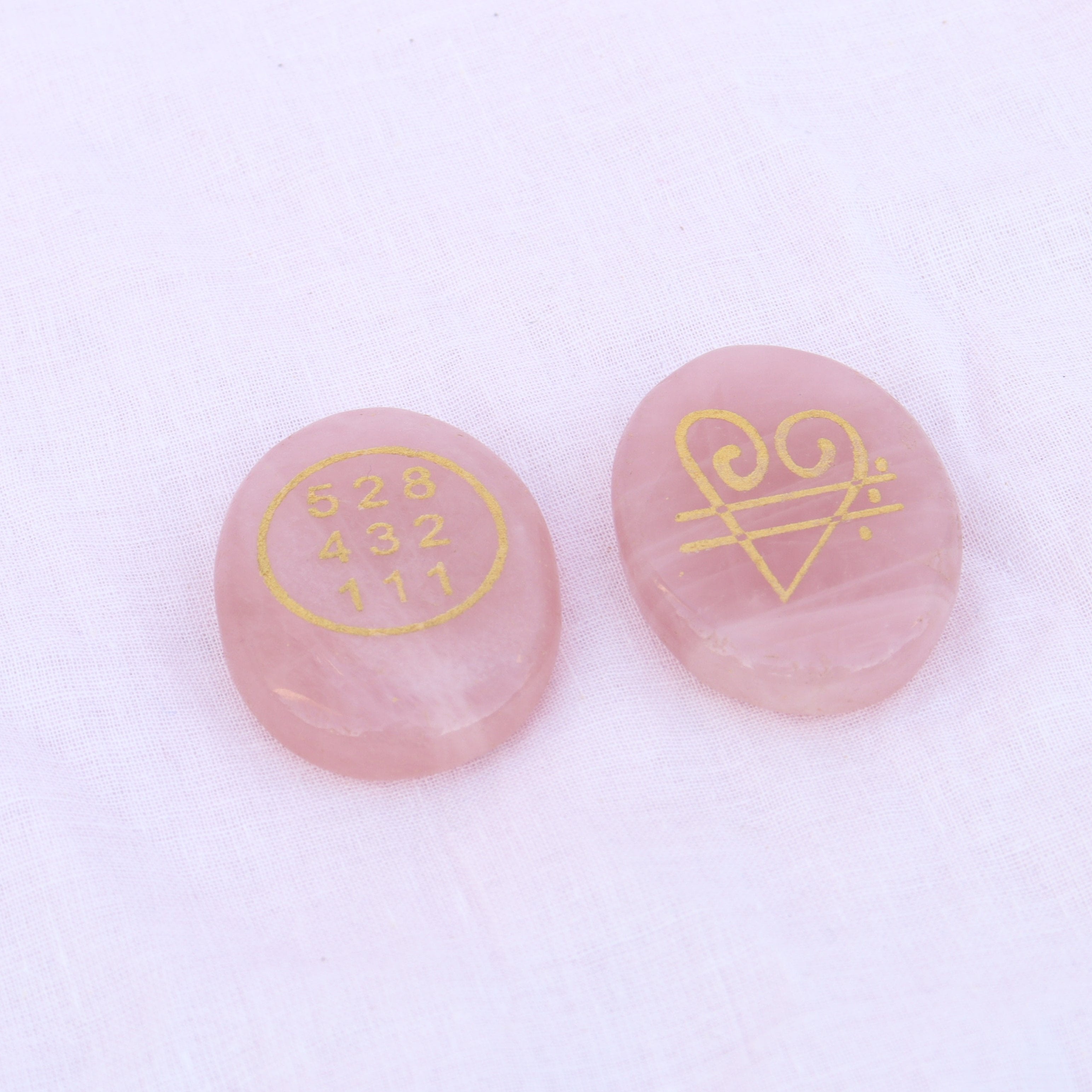 Rose Quartz Zibu Coins