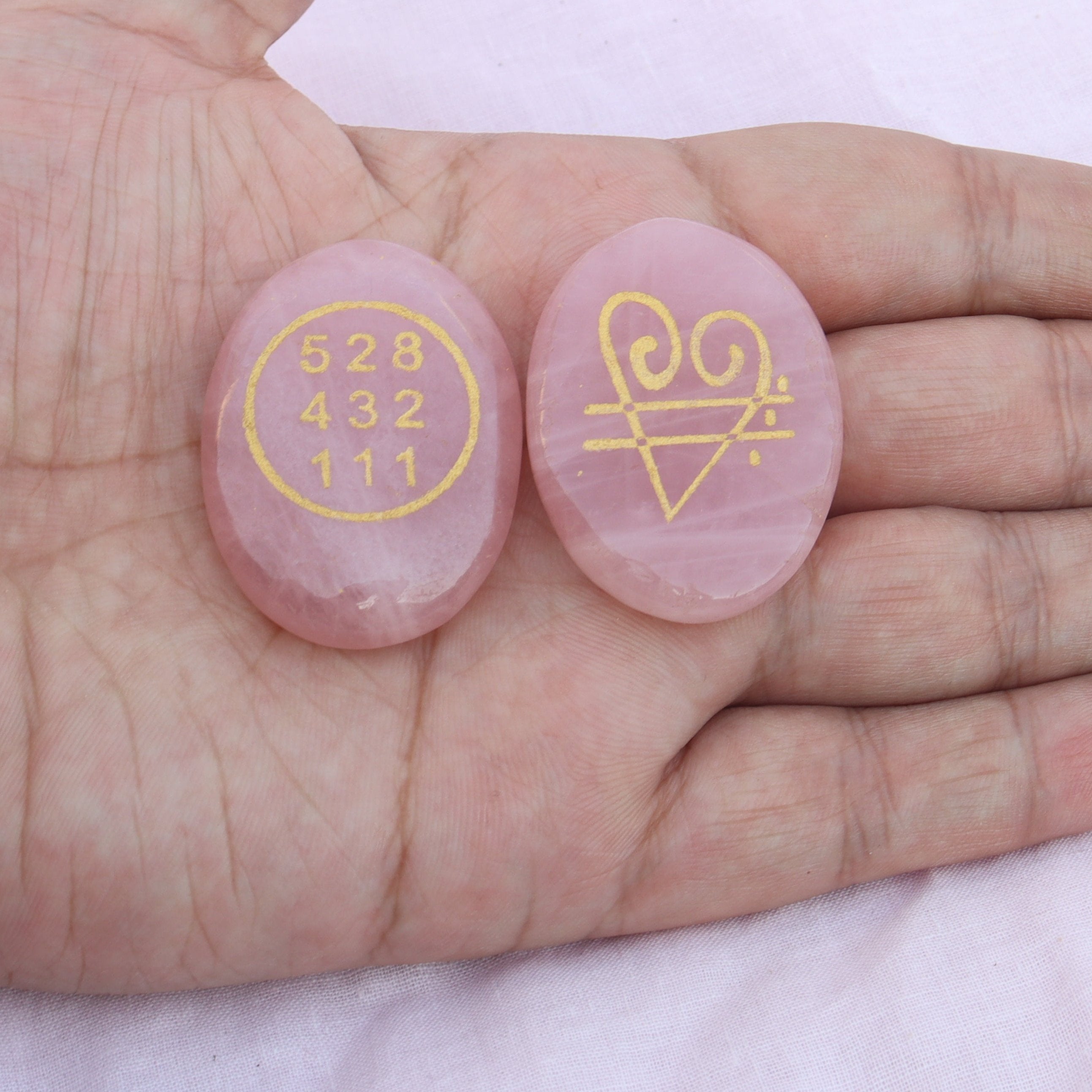 Rose Quartz Zibu Coins