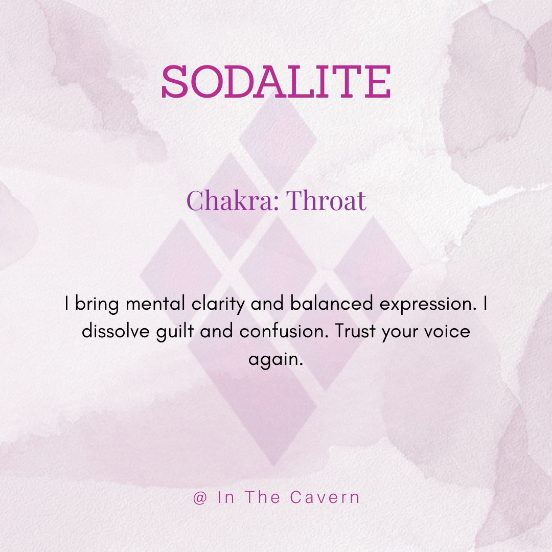 Sodalite Tumbles - In The Cavern