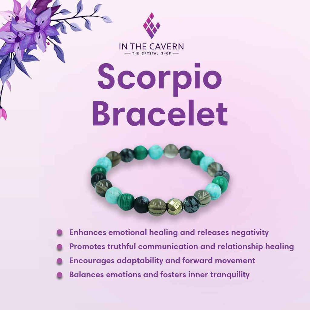 Zodiac Elegance: Scorpio Bracelet