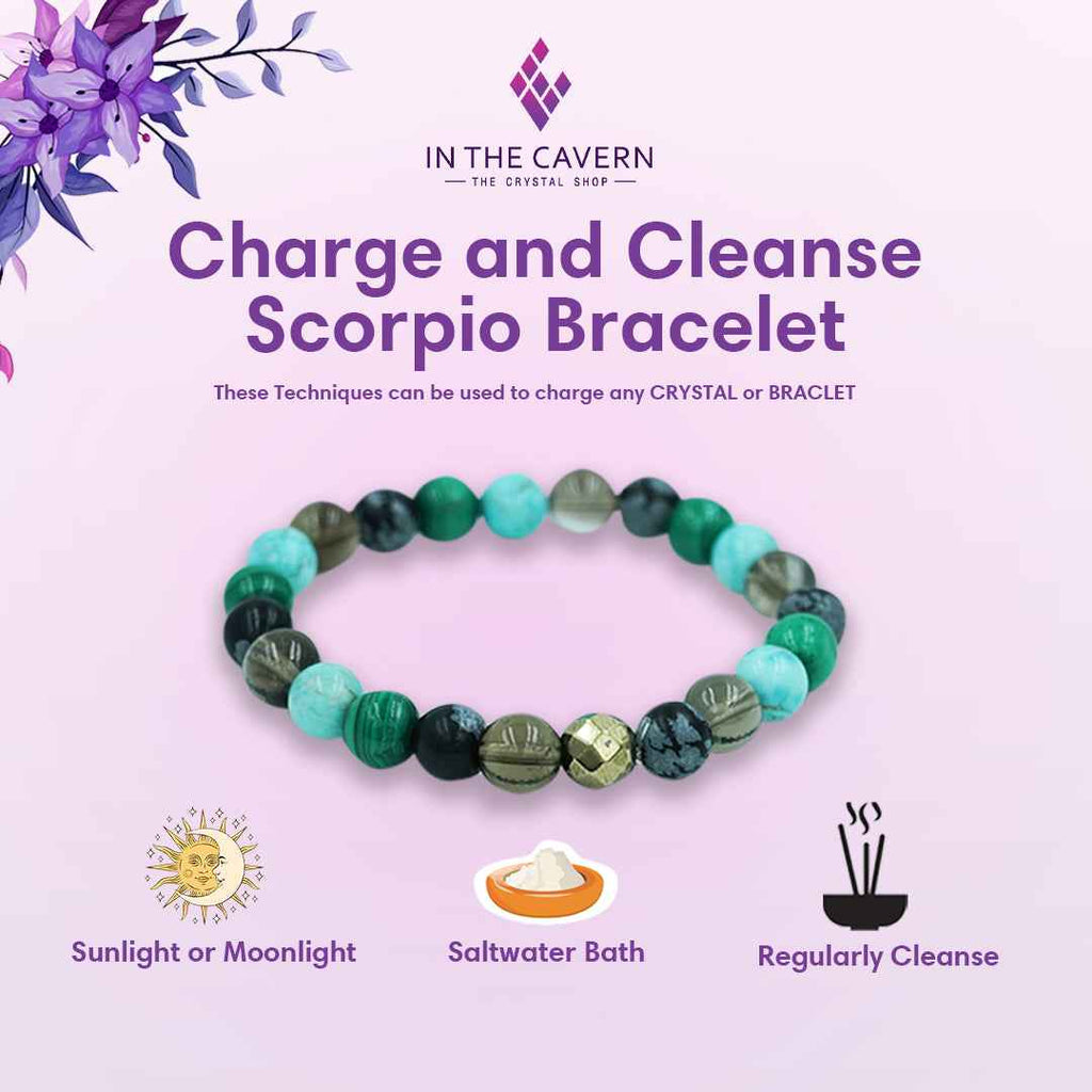 Zodiac Elegance: Scorpio Bracelet