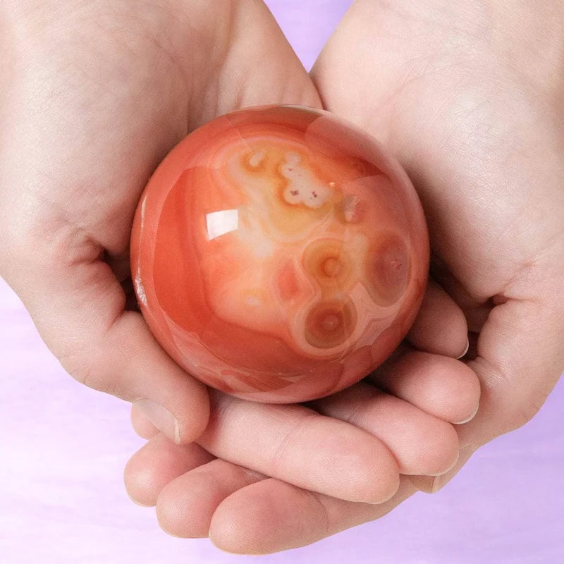 Carnelian Sphere Ball