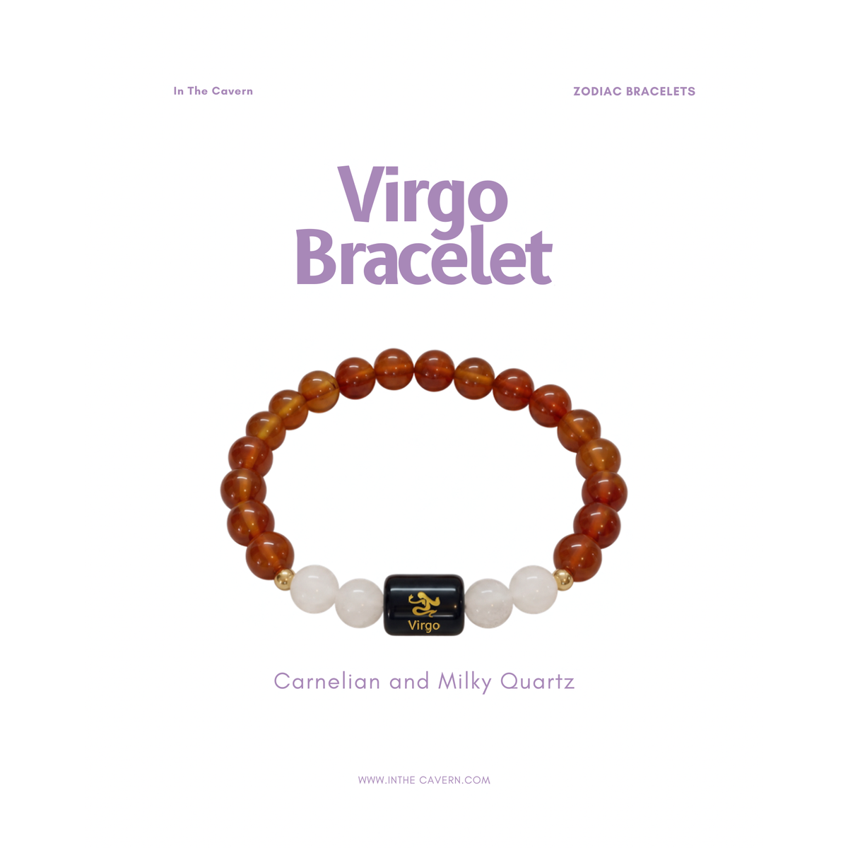 Virgo (कन्या राशि) Zodiac Bracelet
