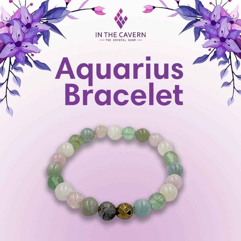Zodiac Elegance: Aquarius Bracelet