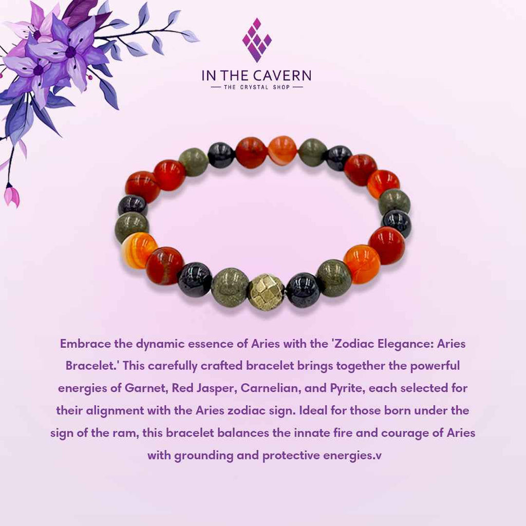 Zodiac Elegance: Aries Bracelet