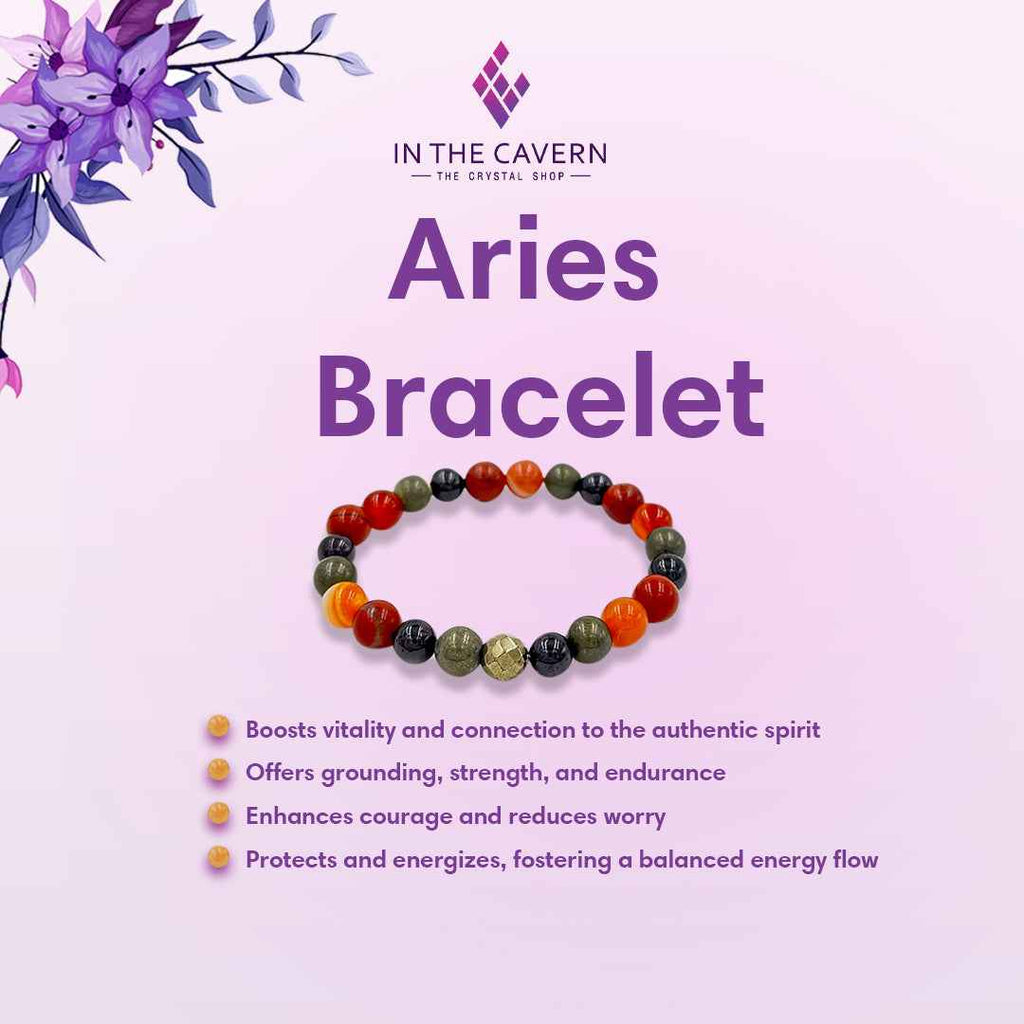 Zodiac Elegance: Aries Bracelet