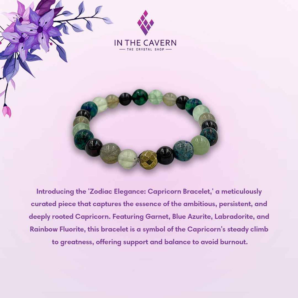 Zodiac Elegance: Capricorn Bracelet