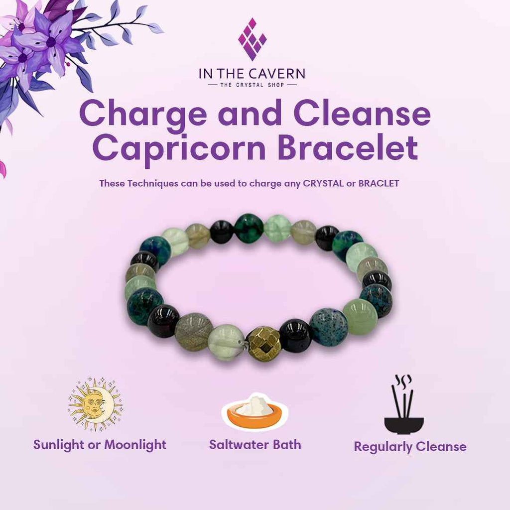 Zodiac Elegance: Capricorn Bracelet