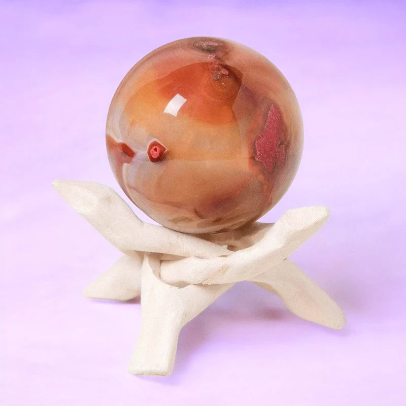 Carnelian Sphere Ball